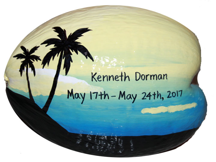 painted coconuts make unique gifts for any occasion