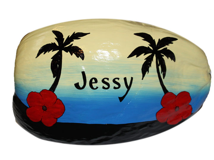 Hand Painted Coconuts are made in the USA