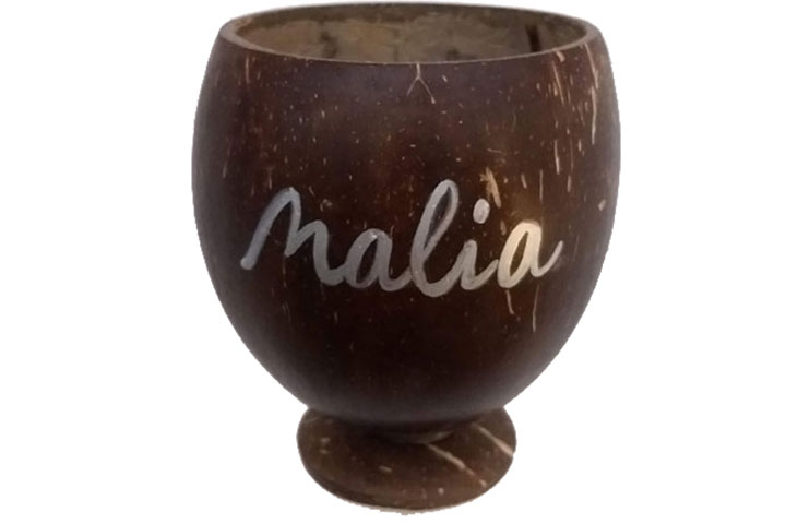 Painted Coconut Cup on sale