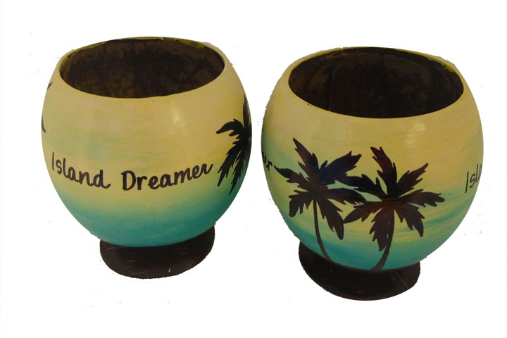 genuine coconut shell kava cups